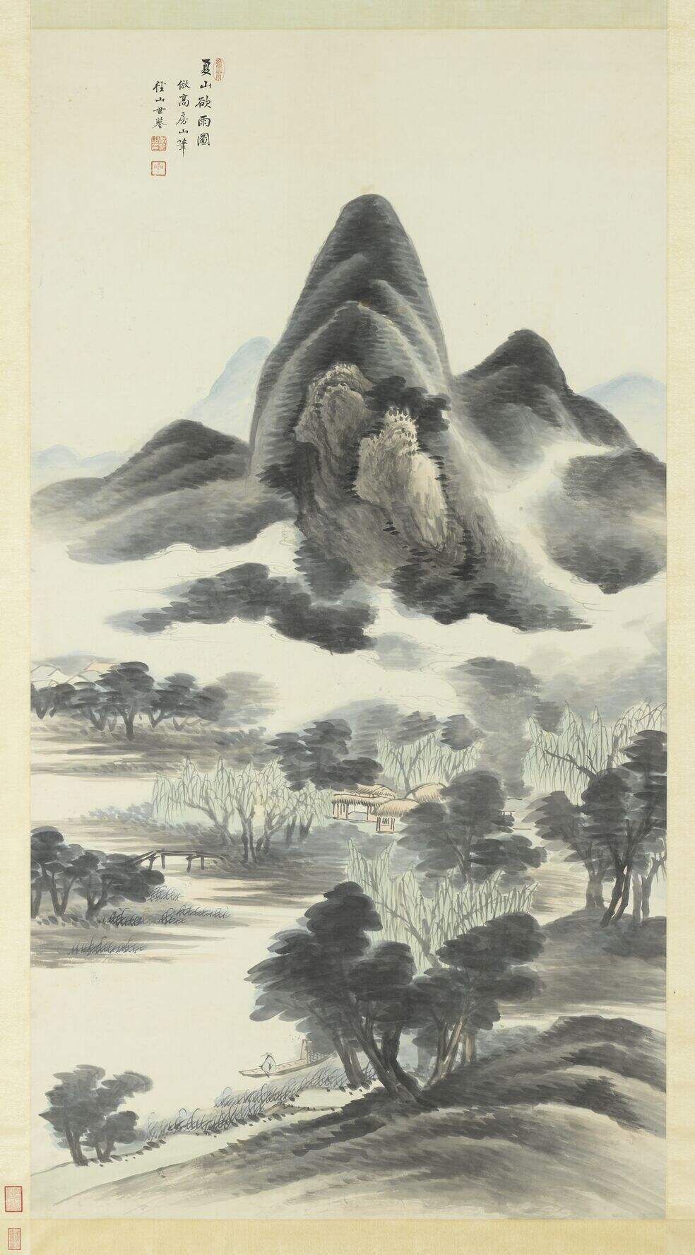 夏山欲雨图轴缩略图