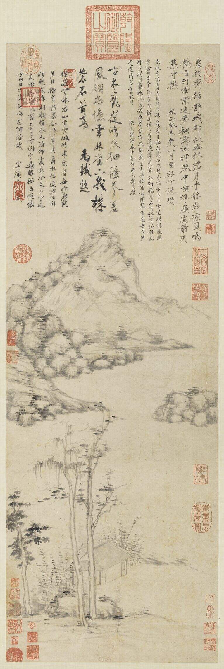 桐露清琴图缩略图