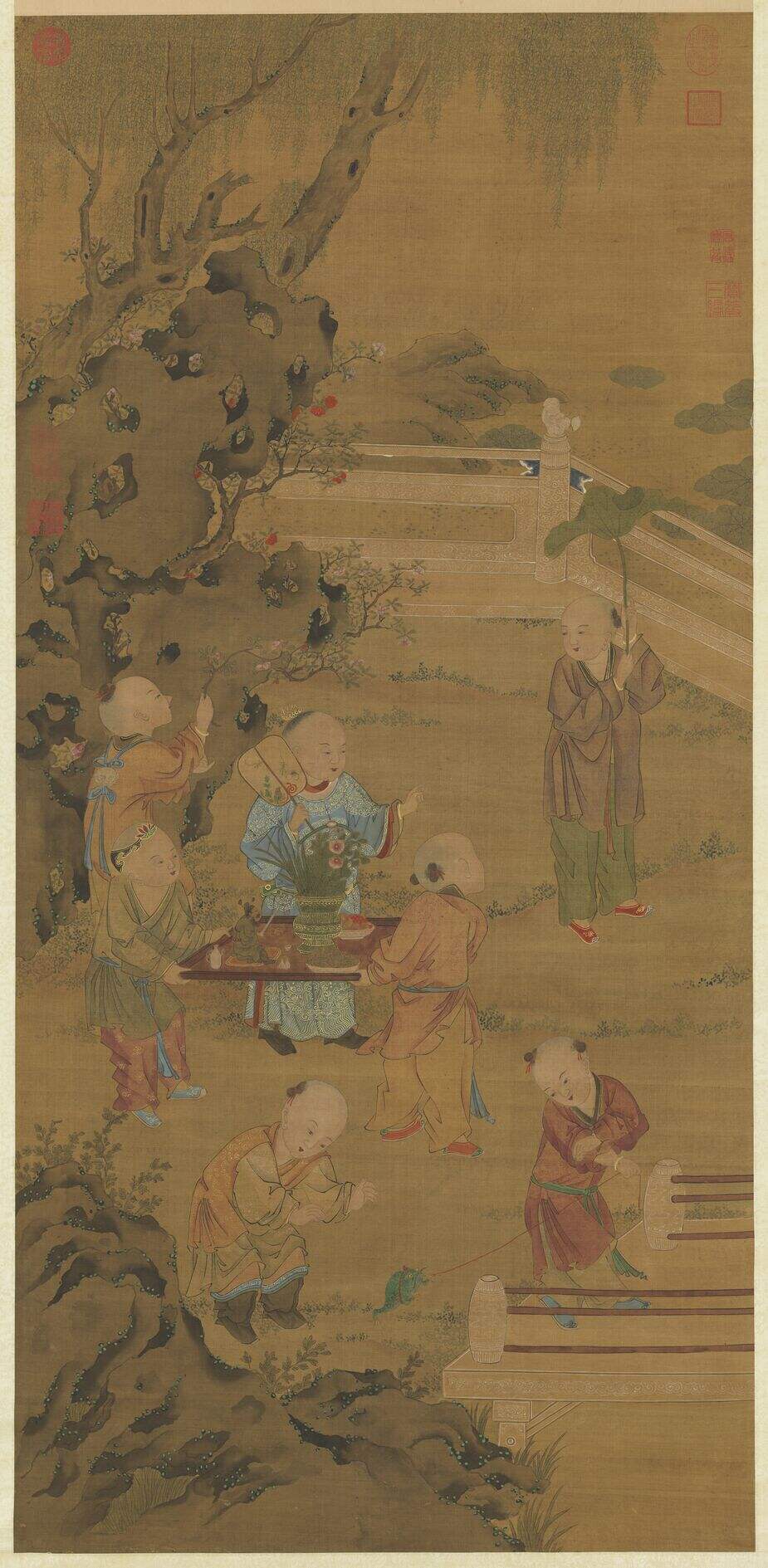 夏景戏婴图缩略图