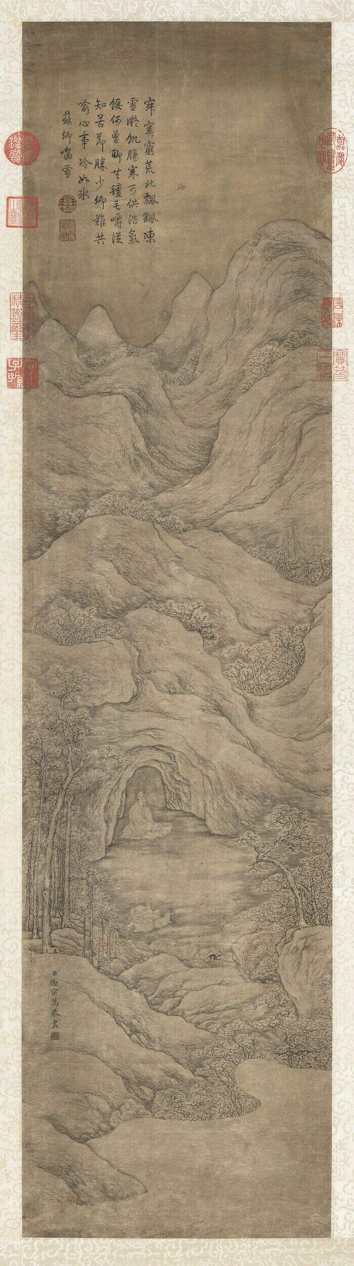 雪景人物即事御题图缩略图