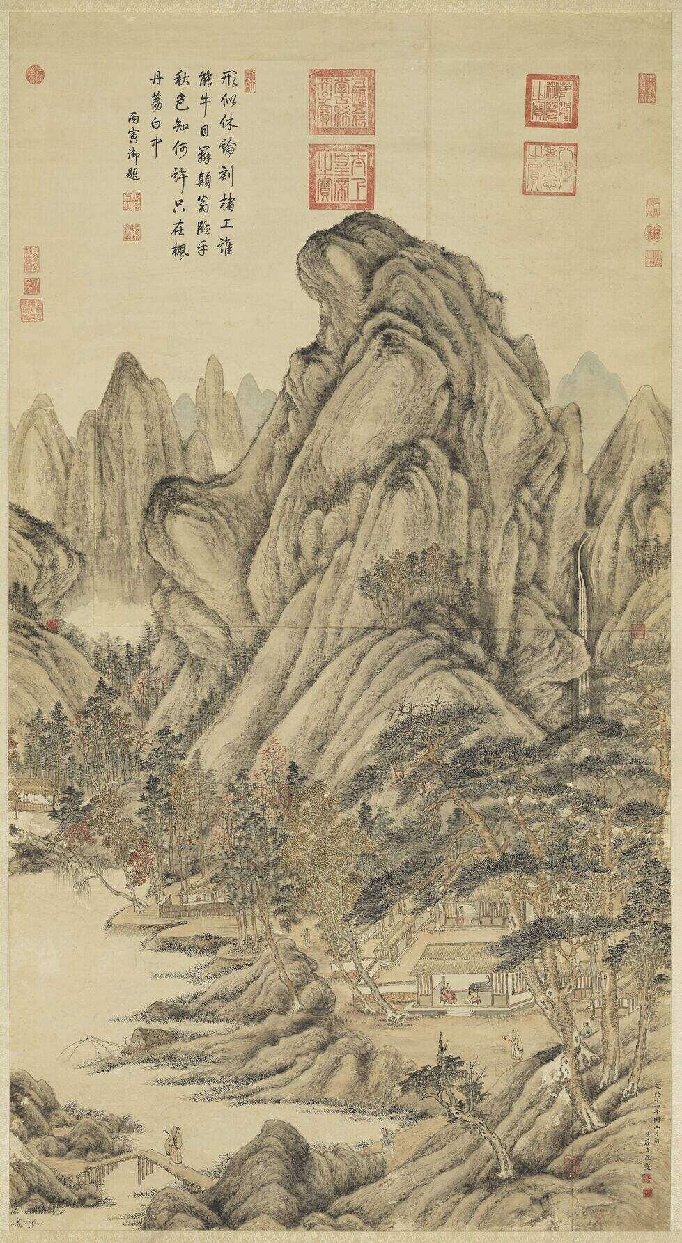 仿王蒙山水缩略图