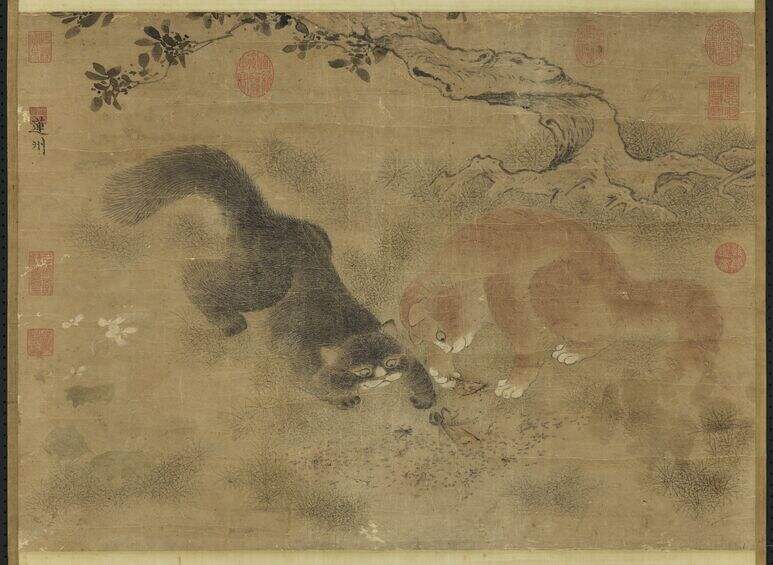 戏猫图缩略图