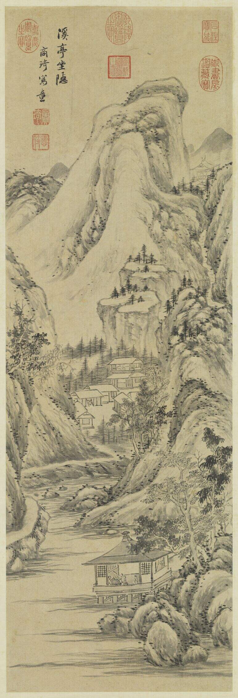 溪亭坐隐图缩略图