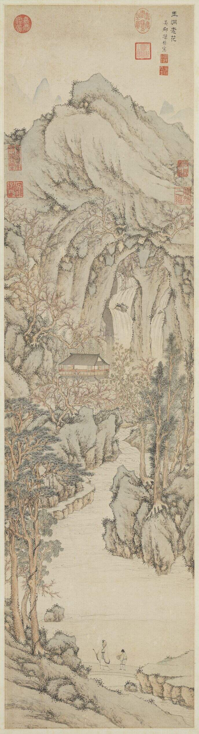 玉洞桃花轴缩略图