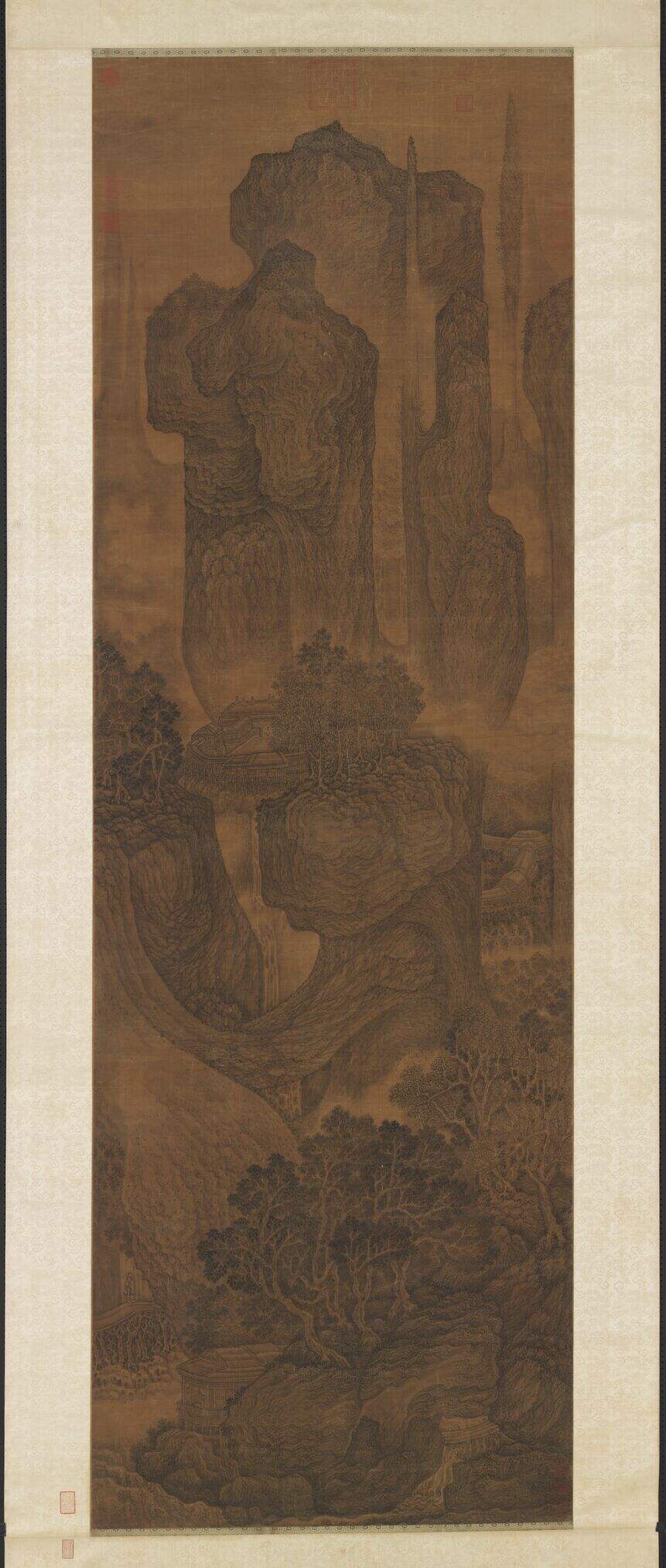 陡壑飞泉图缩略图