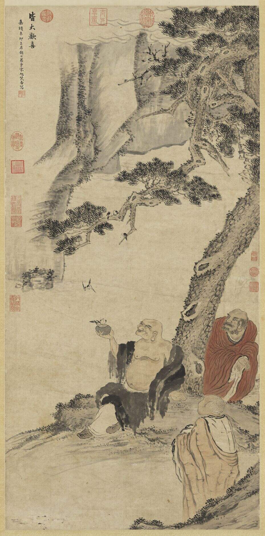 皆大欢喜图轴缩略图