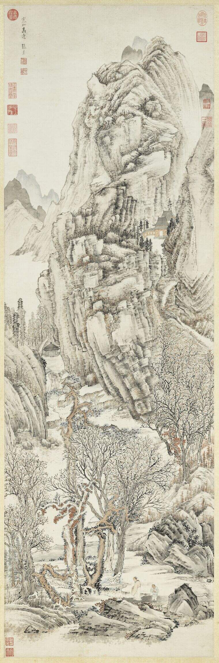 寒山高逸图缩略图