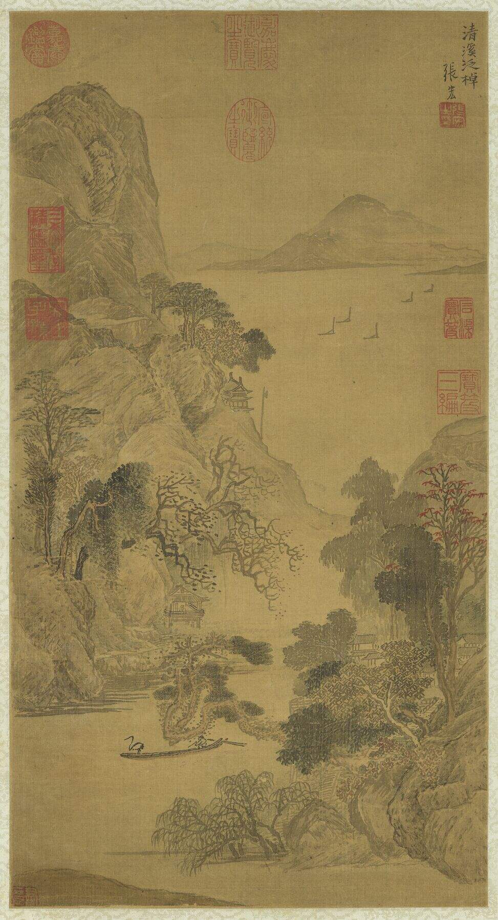 清溪泛棹轴缩略图