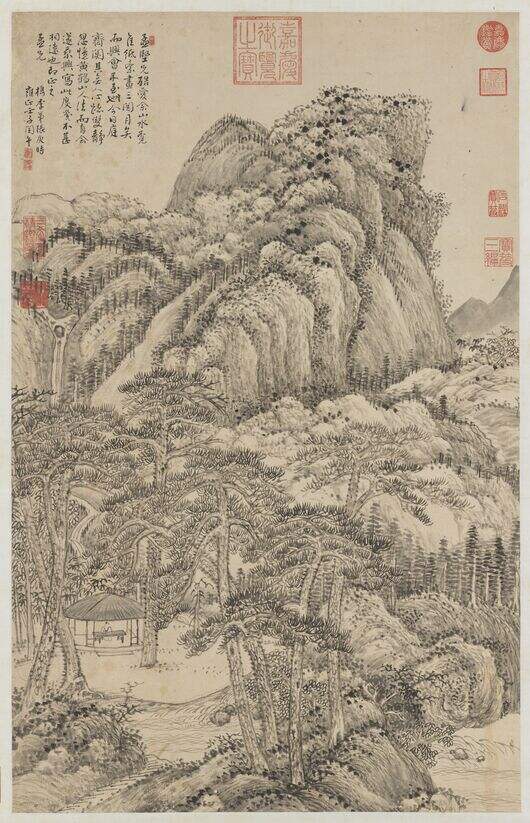仿王蒙山水缩略图