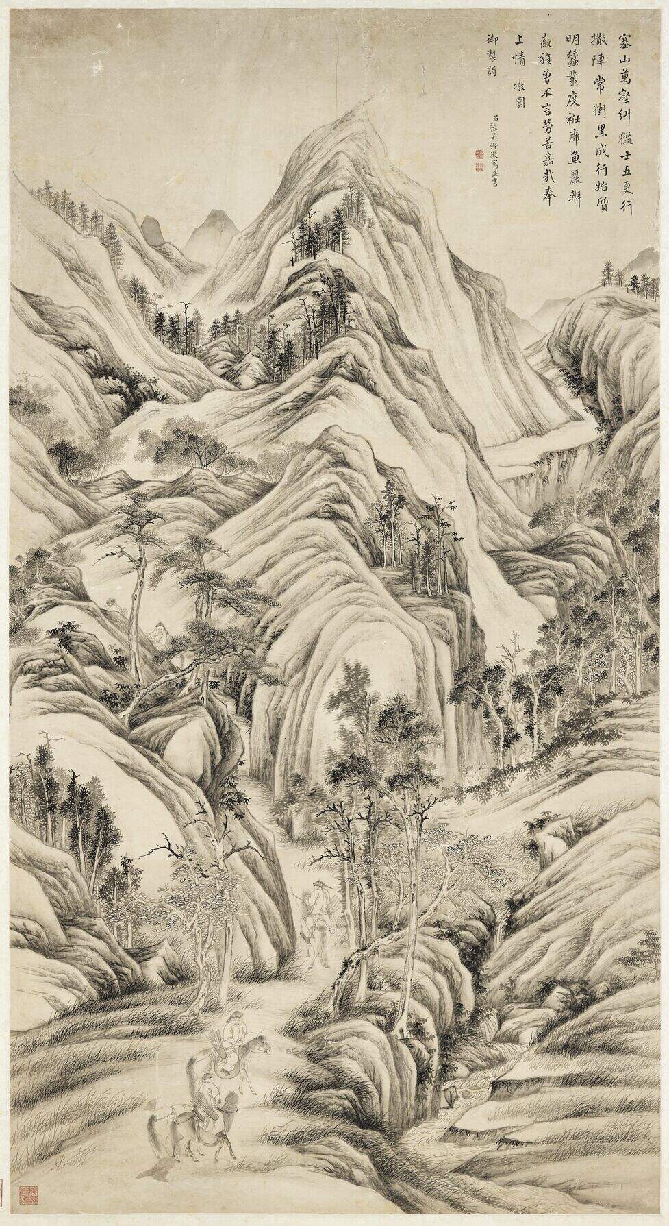 撒围图轴缩略图