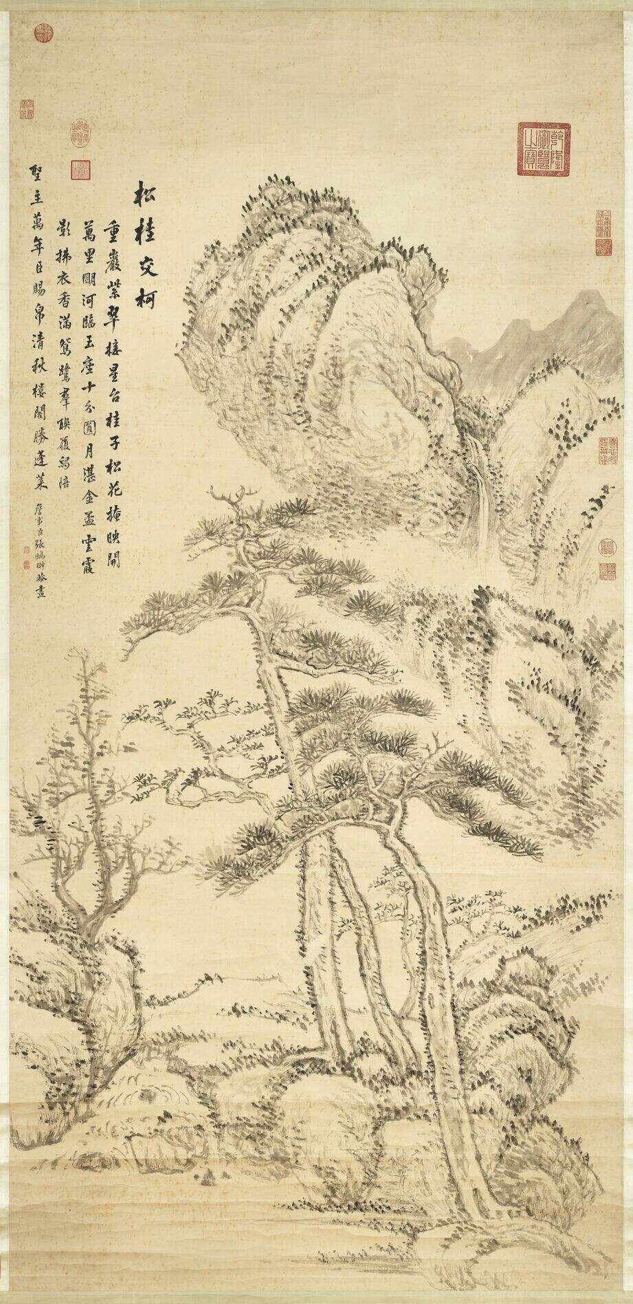 松桂交柯图轴缩略图