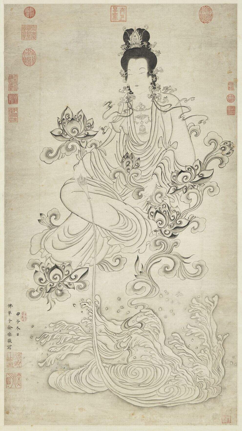 瓶莲大士轴缩略图