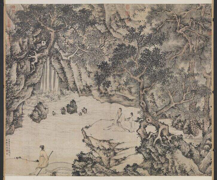 绝壑高闲图缩略图