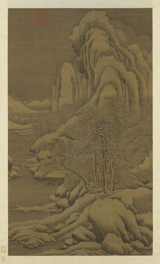 雪溪归棹图缩略图