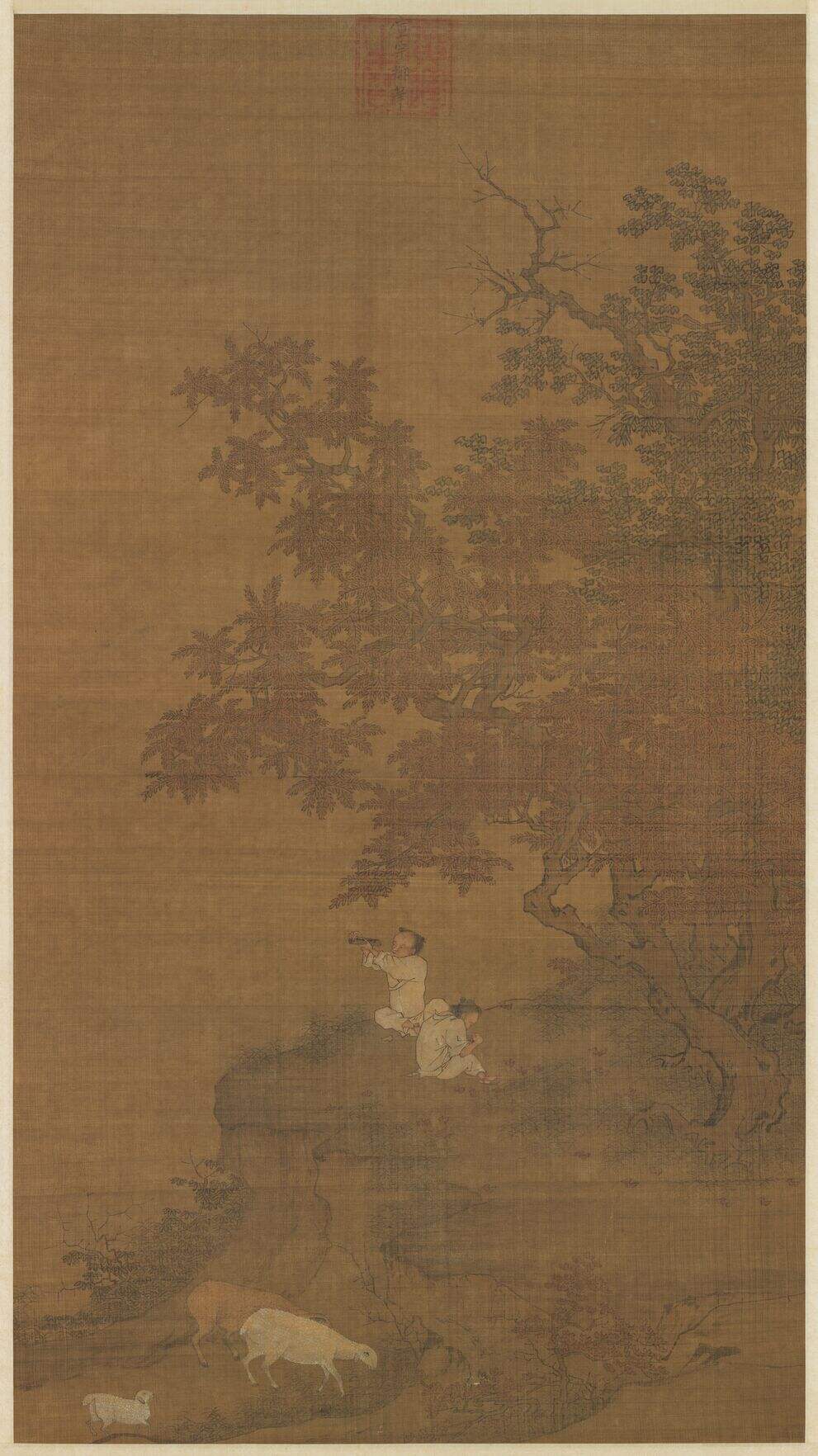 三羊图缩略图