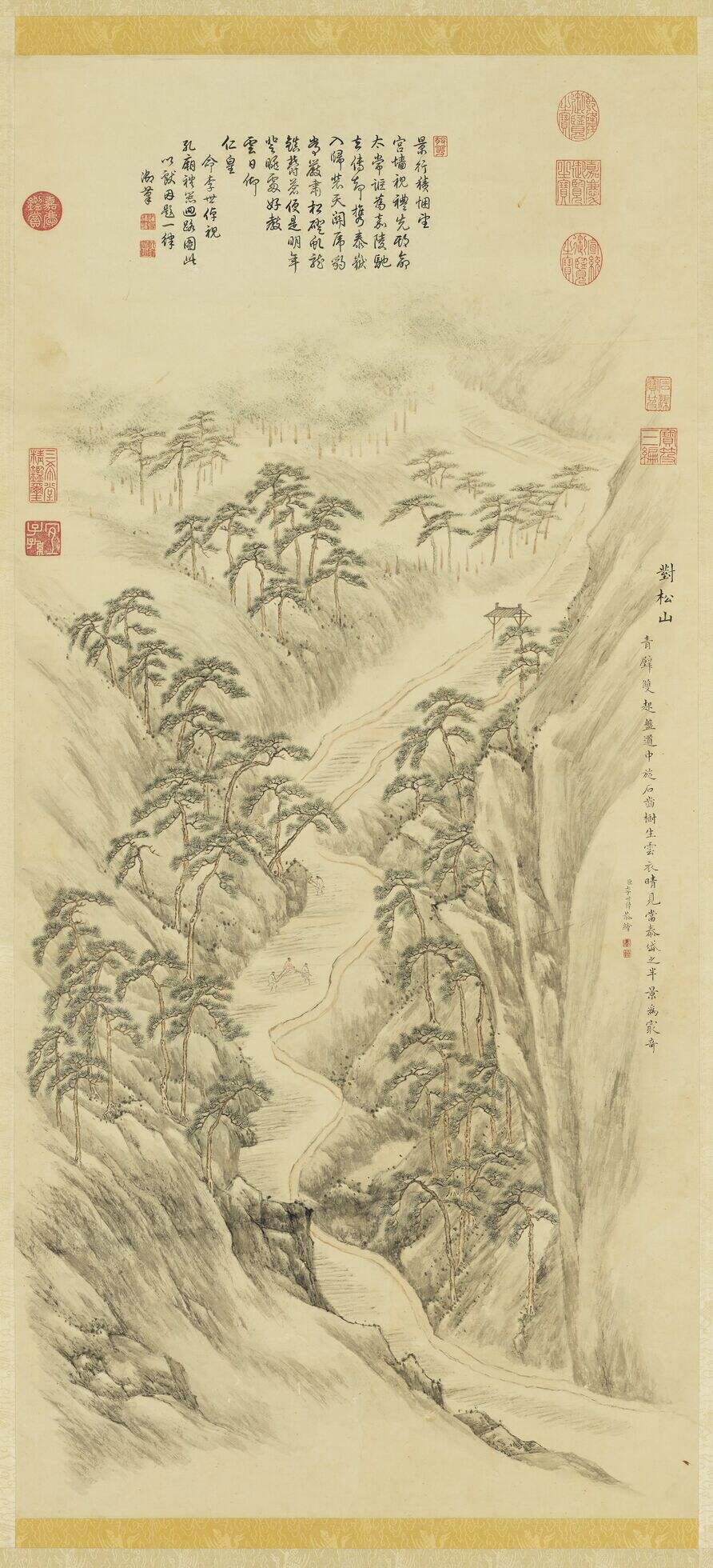 对松山图轴缩略图