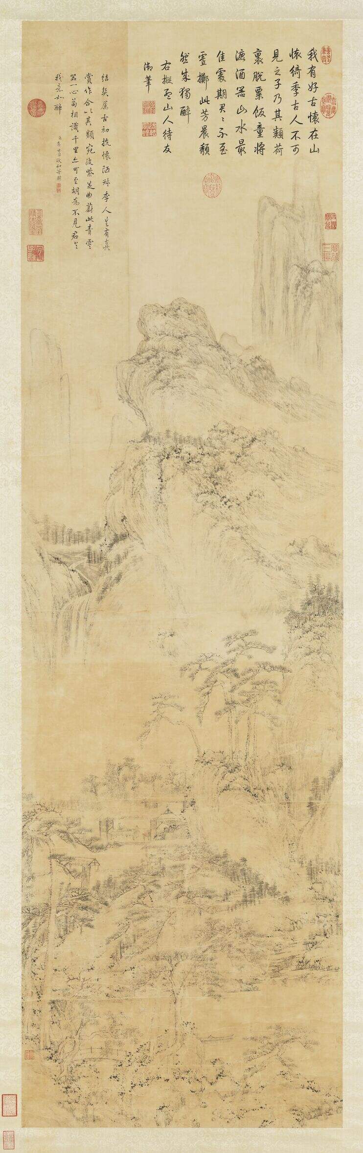 绘高宗御笔拟古诗轴缩略图