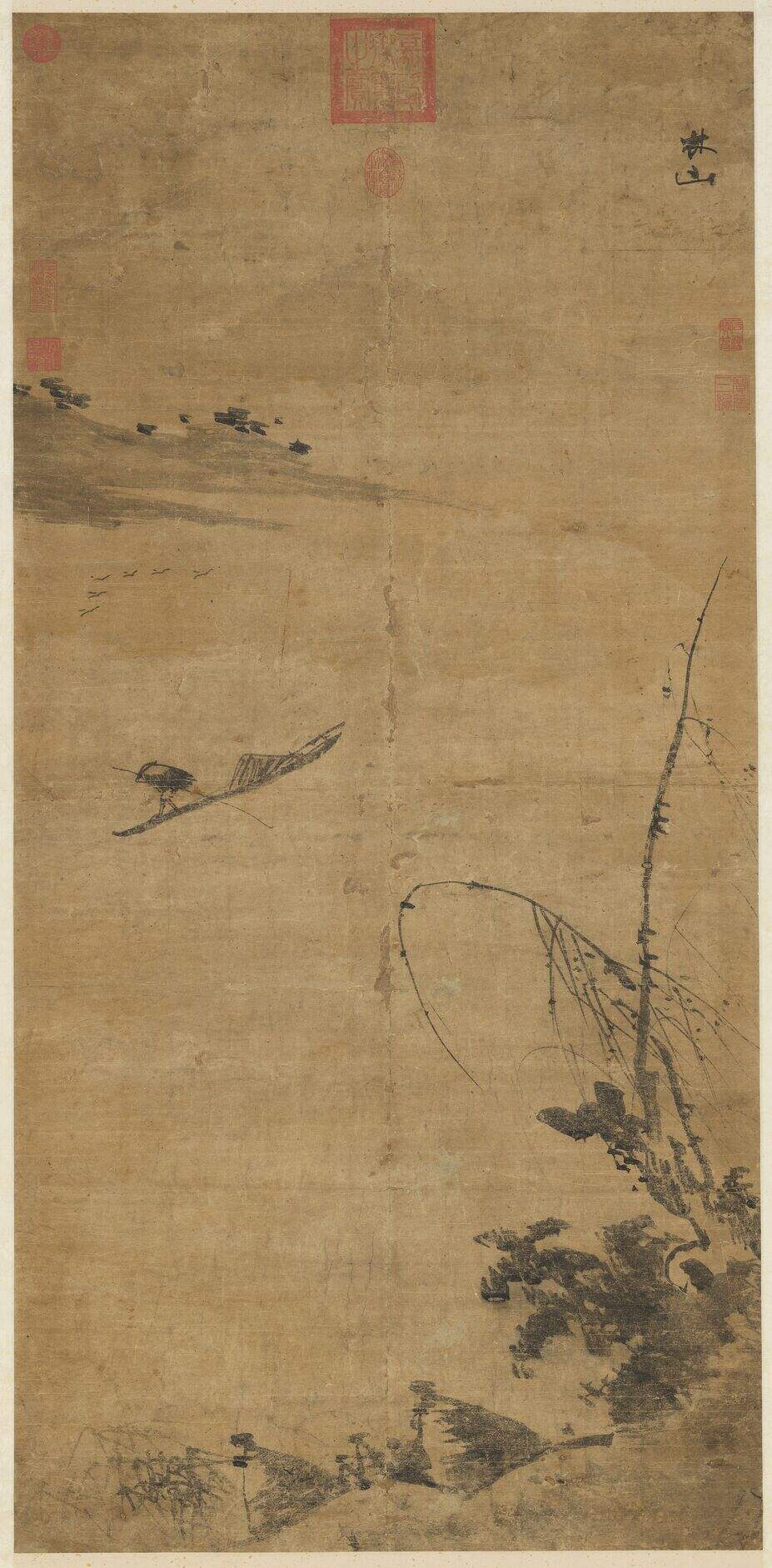 风雨归舟图缩略图