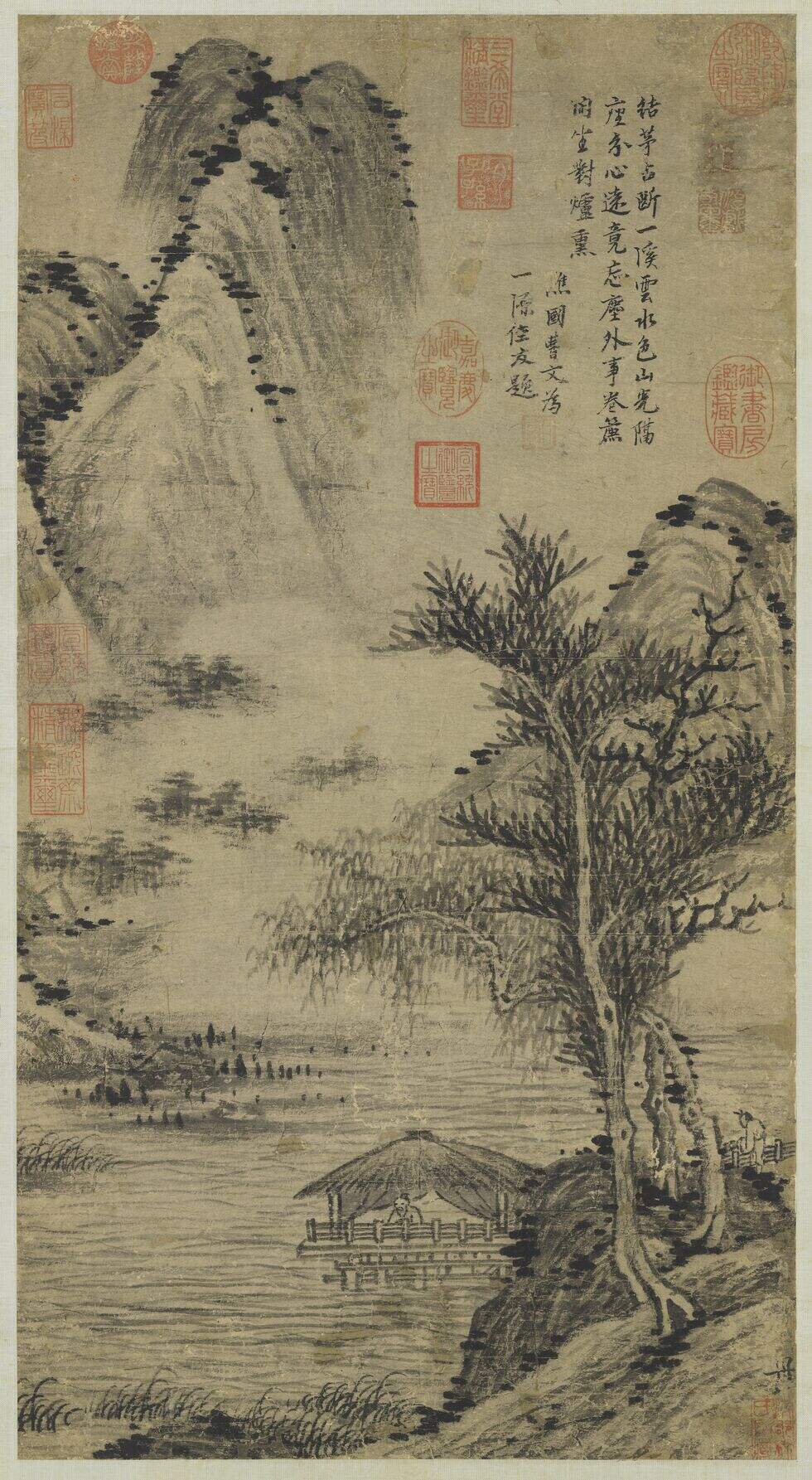 溪亭山色图缩略图