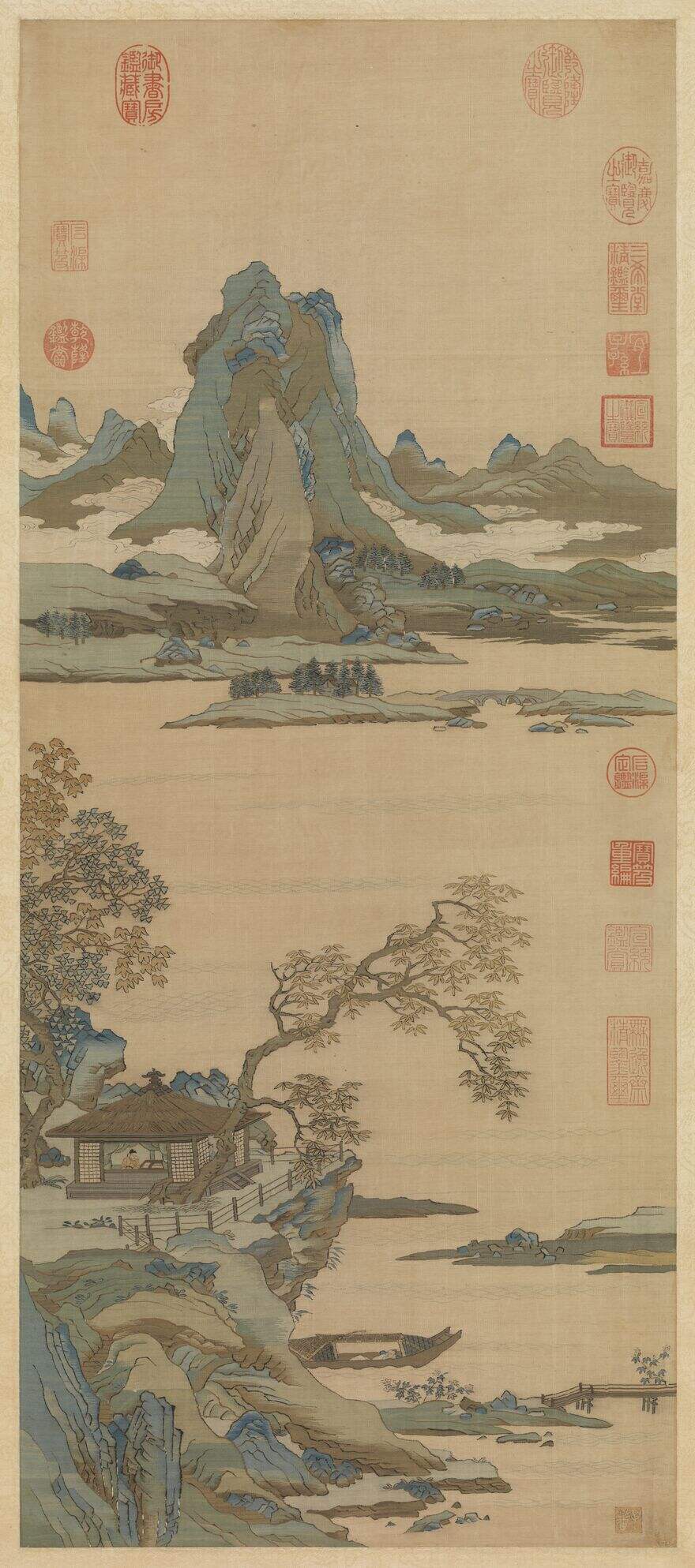缂丝山水轴缩略图