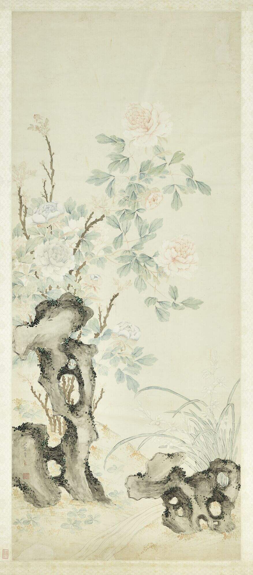 牡丹兰花轴缩略图