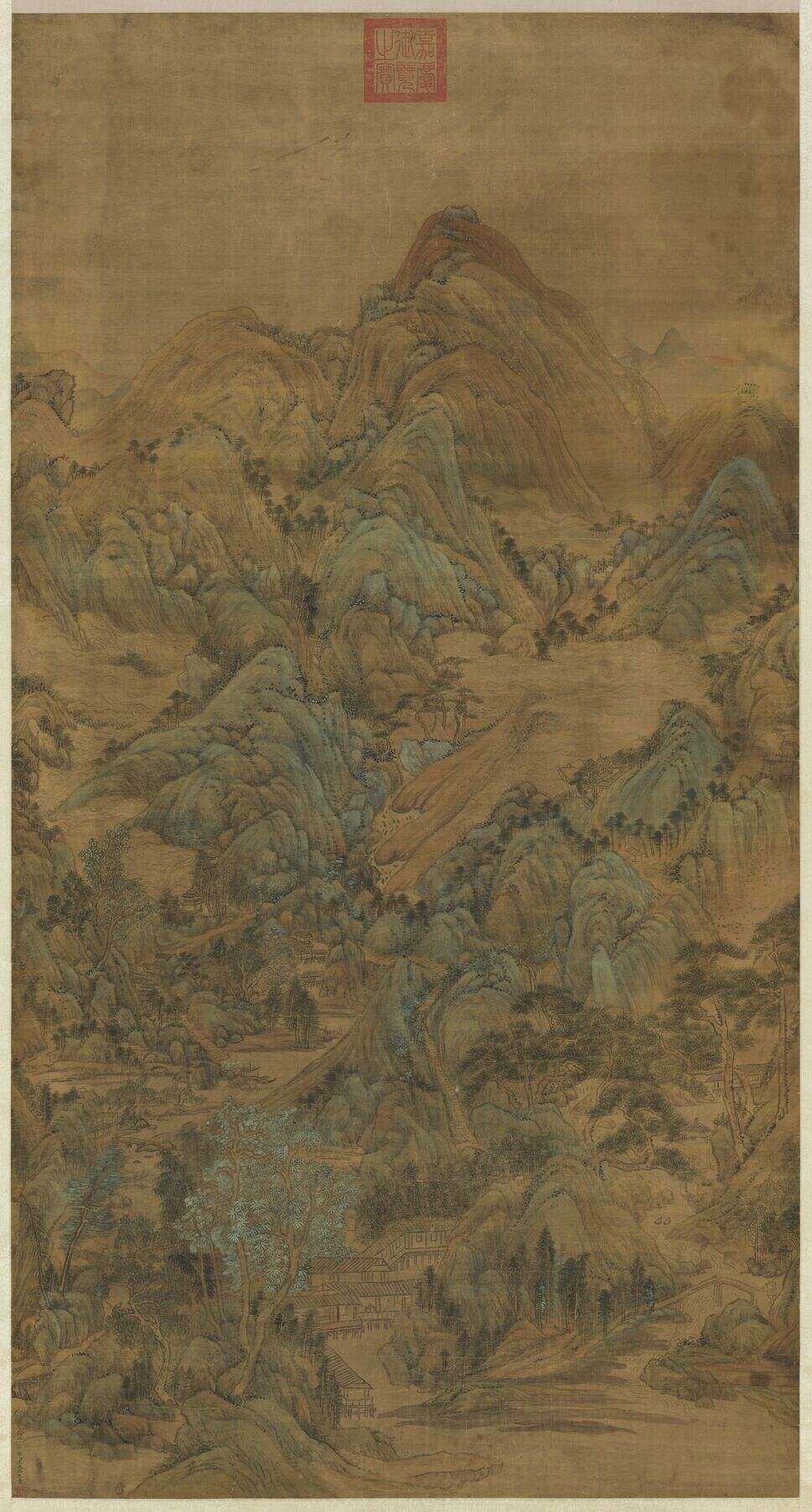 山水轴缩略图