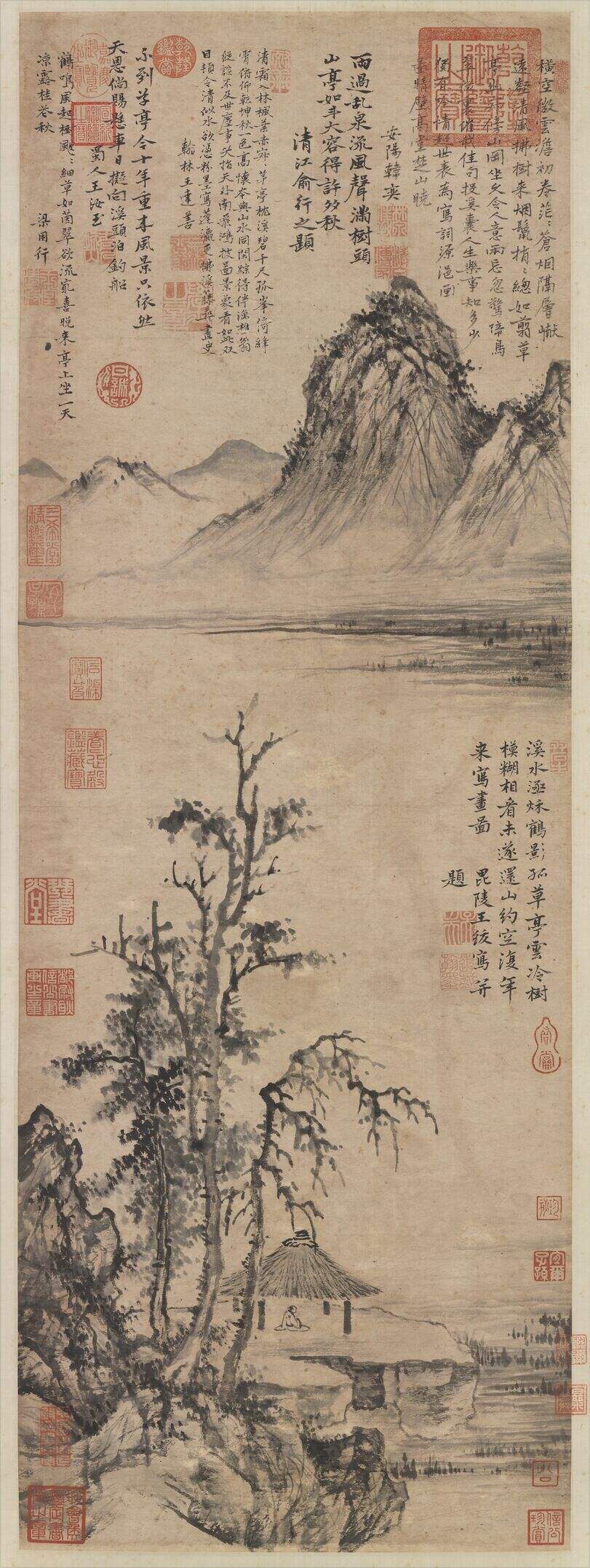 草亭烟树图缩略图