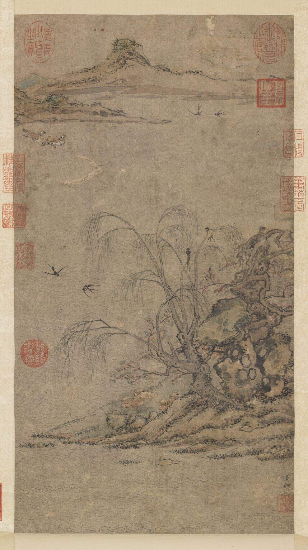 春塘禽乐图缩略图