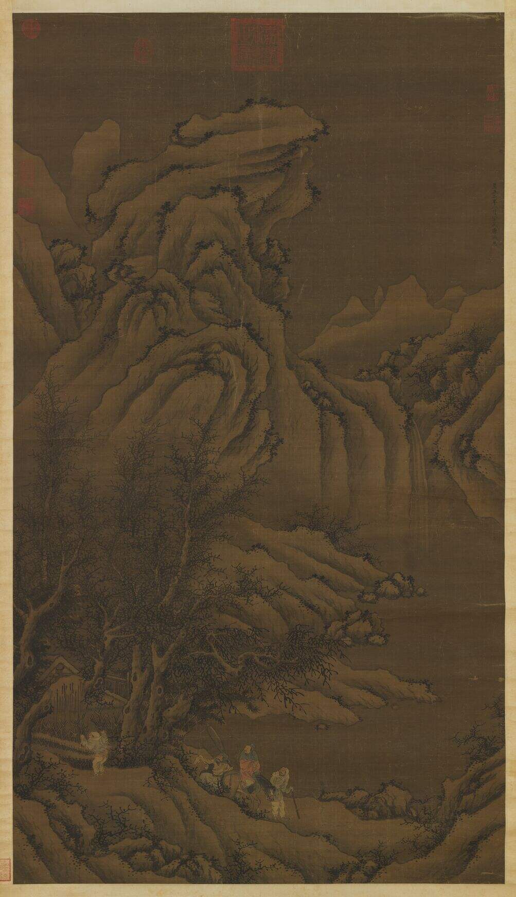 袁安卧雪图缩略图