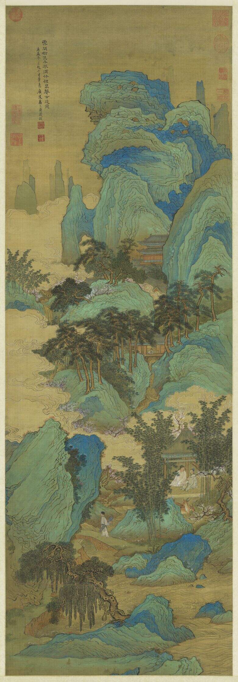 拟赵千里山水图缩略图