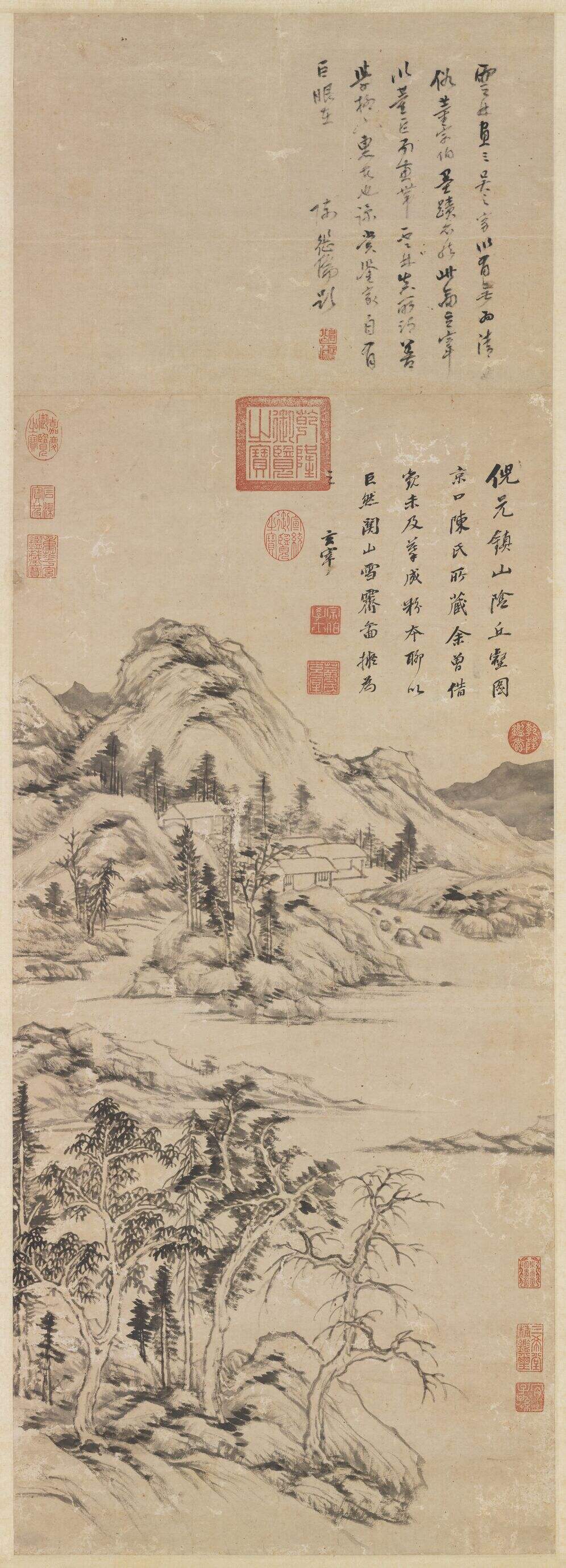 仿倪瓒山阴丘壑图缩略图