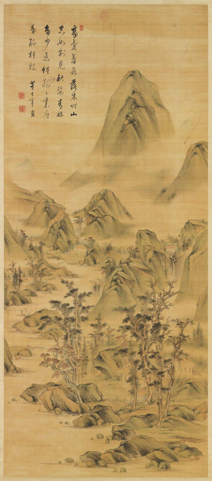 秋景山水图缩略图