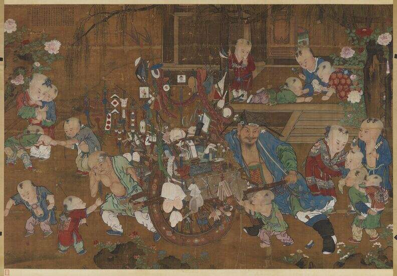 货郎图轴缩略图