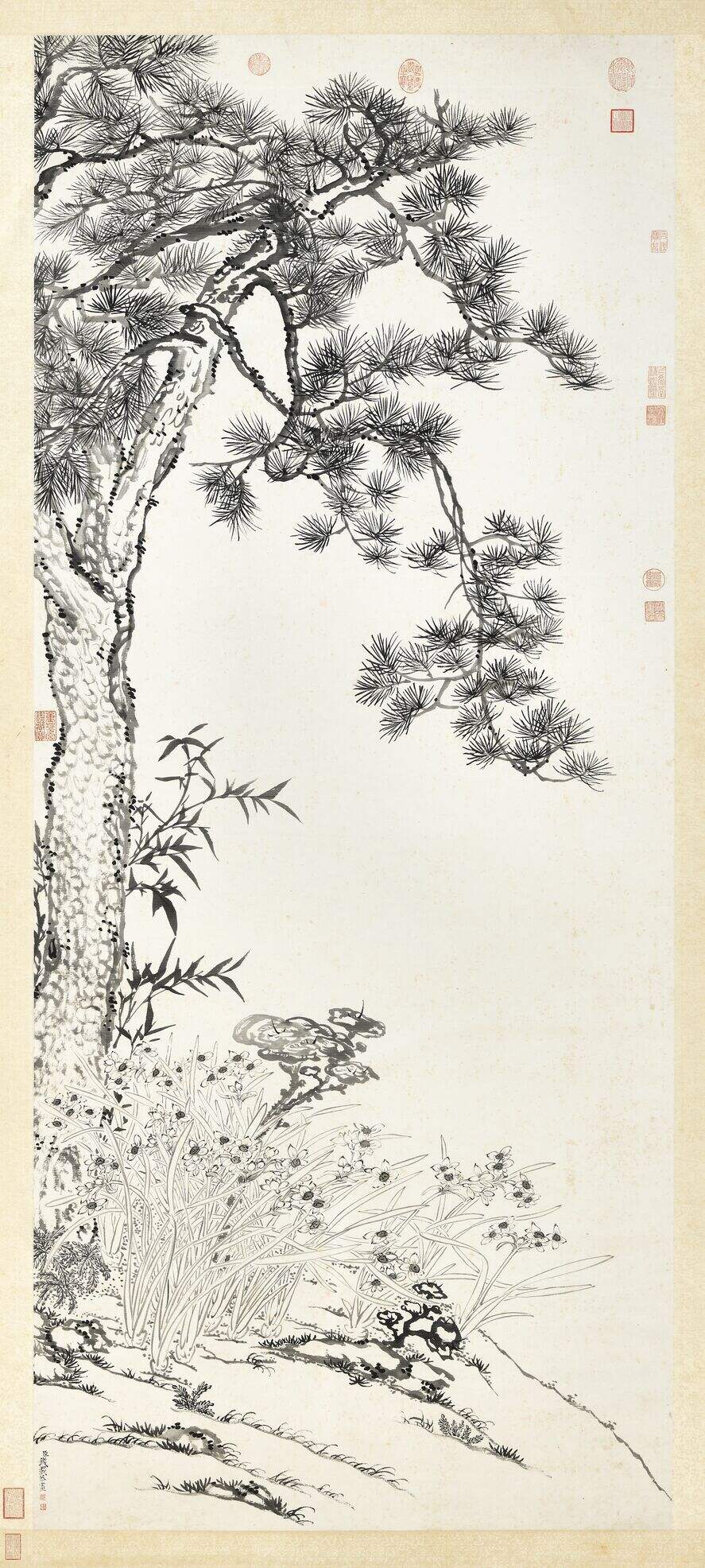 灵仙祝寿图轴缩略图