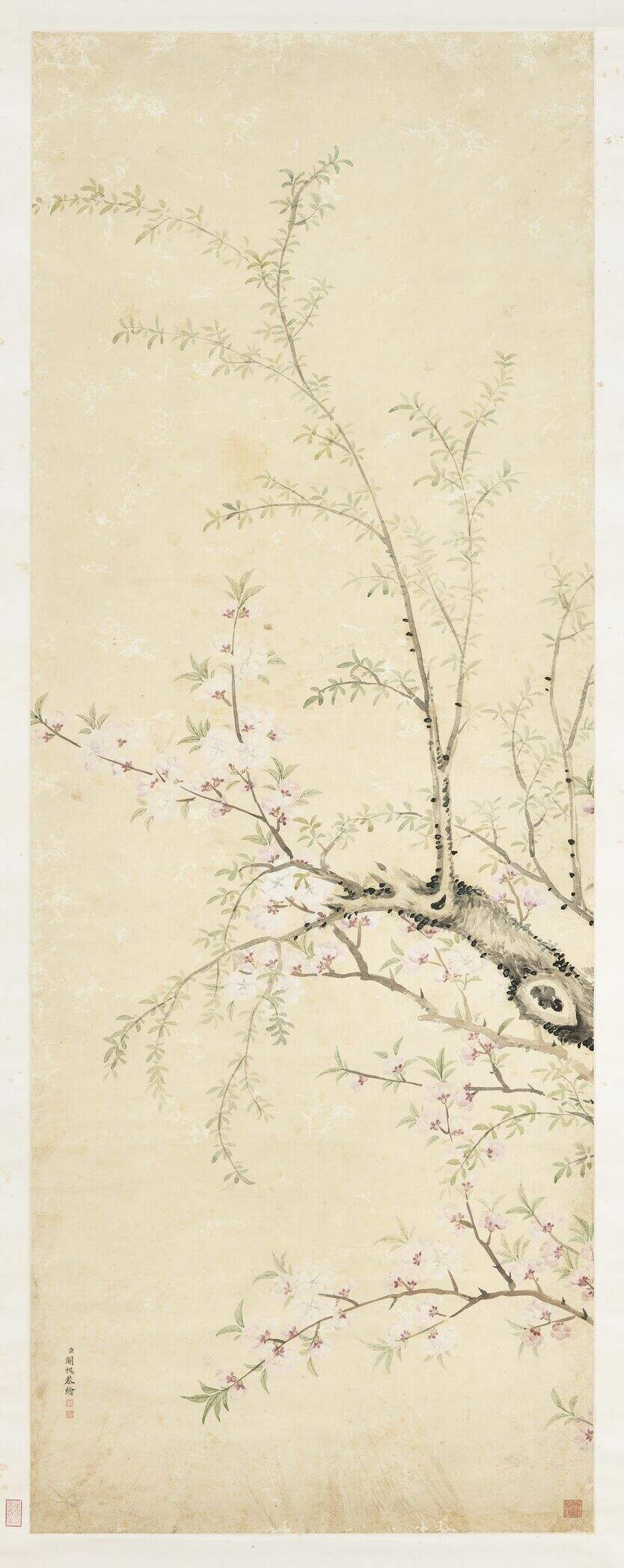 桃花杨柳图缩略图