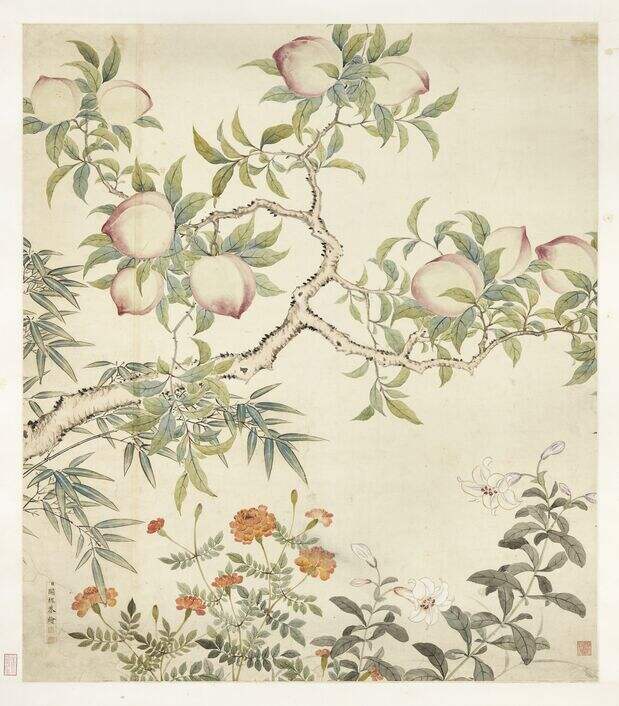 花卉图轴缩略图