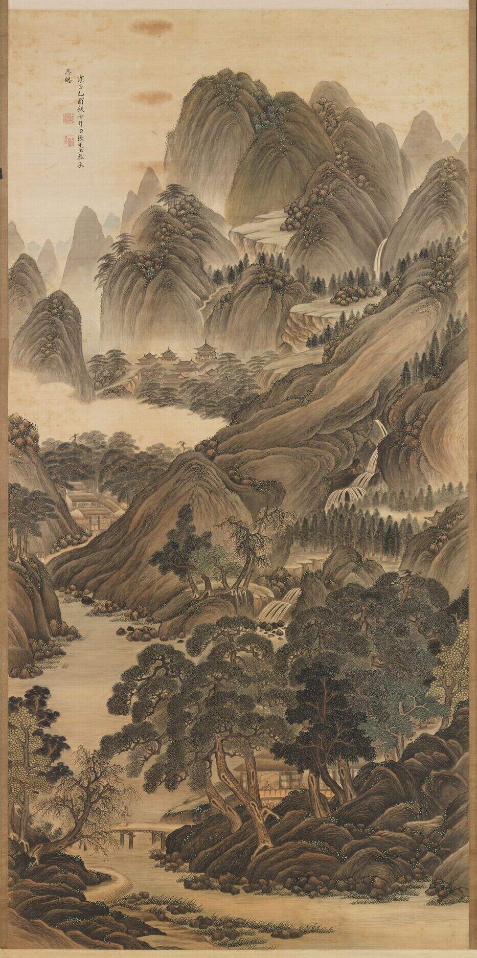山水轴缩略图