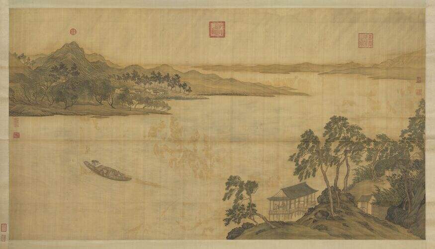 风雨归舟轴缩略图