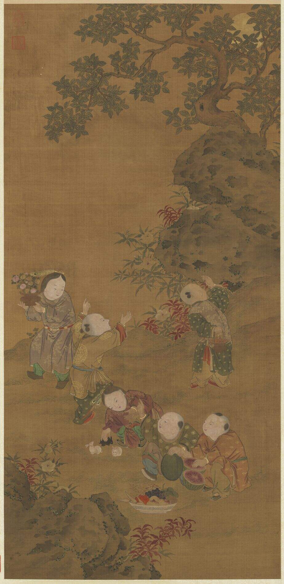 秋景戏婴轴缩略图