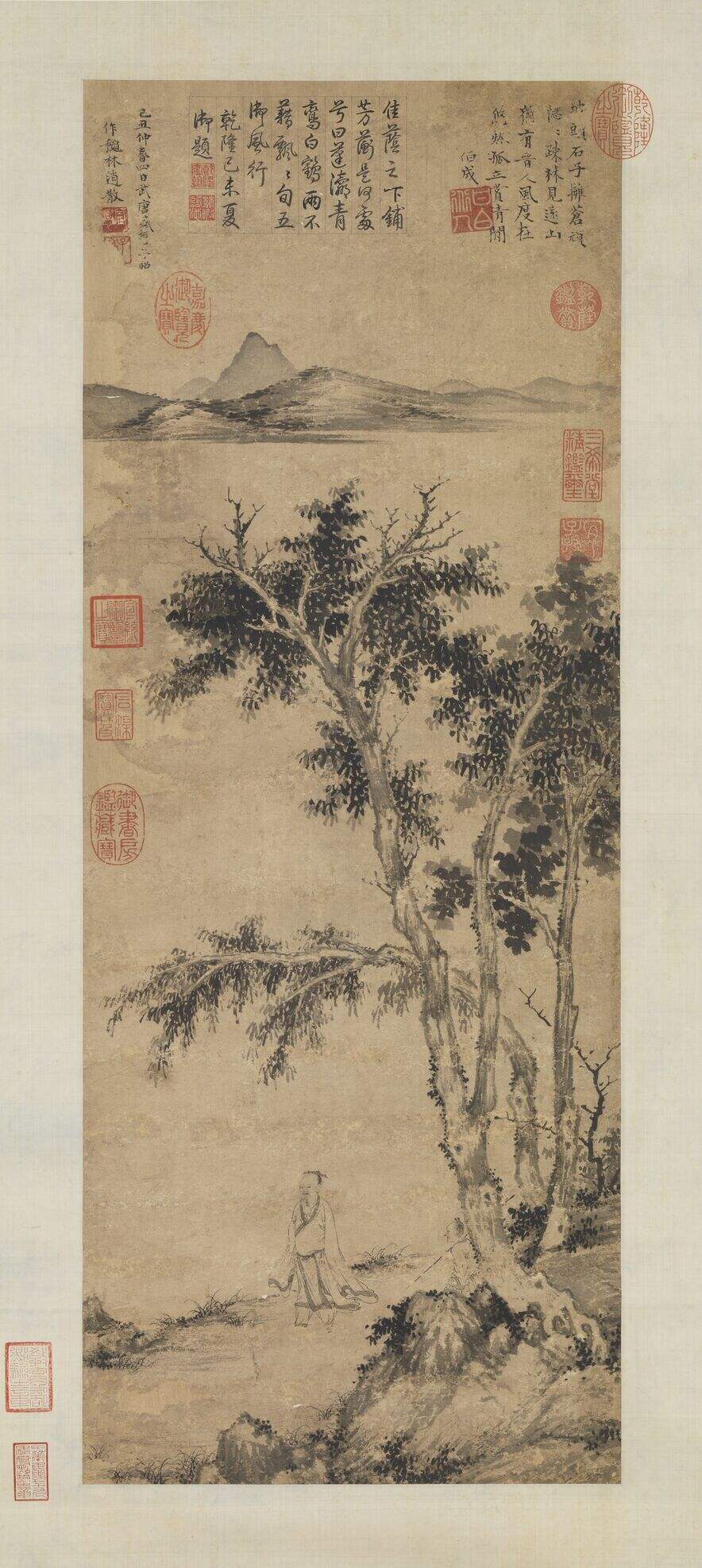 秋林萧散图缩略图