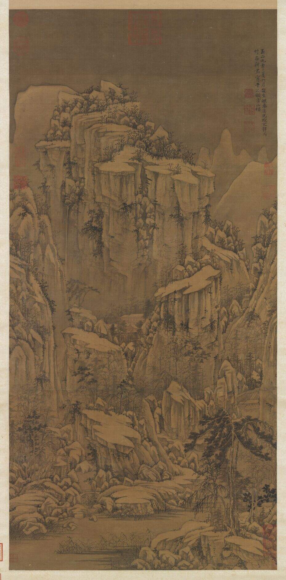 乔岫幽居轴缩略图
