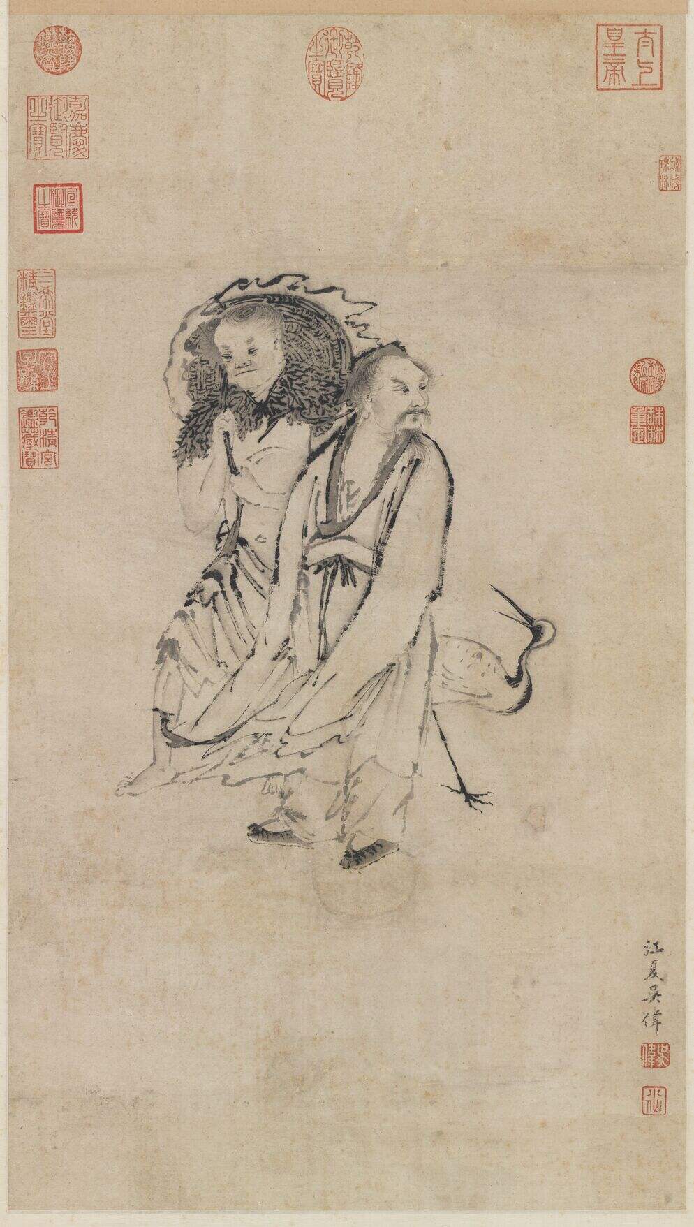 仙踪侣鹤图缩略图