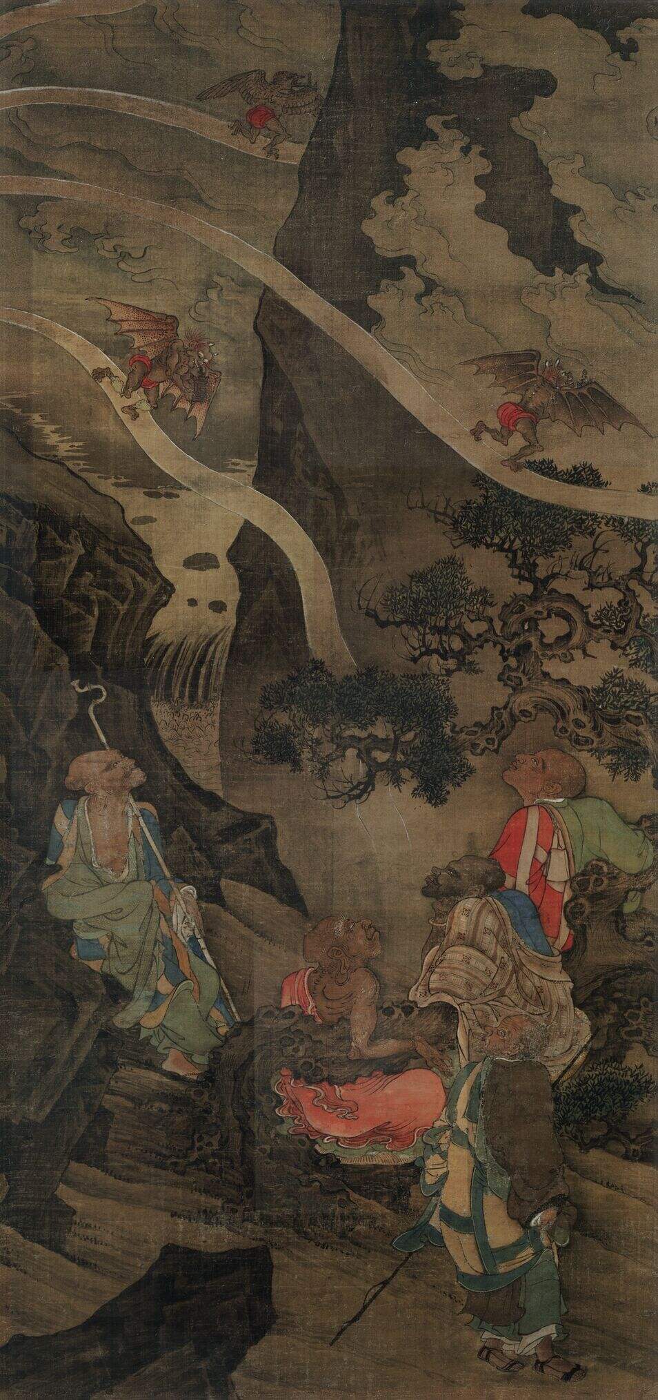 五百罗汉之观舍利光图缩略图