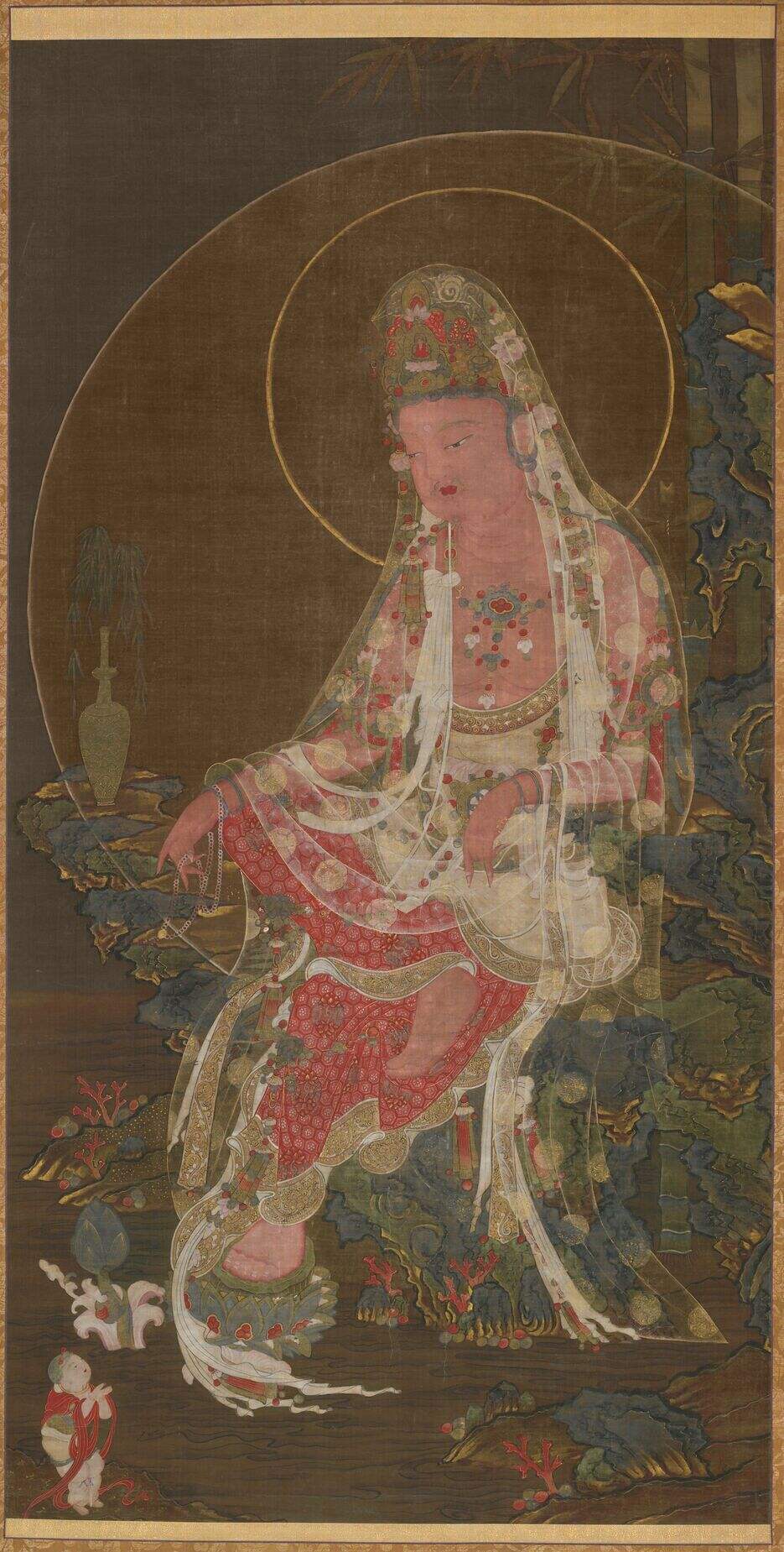 水月观音图缩略图