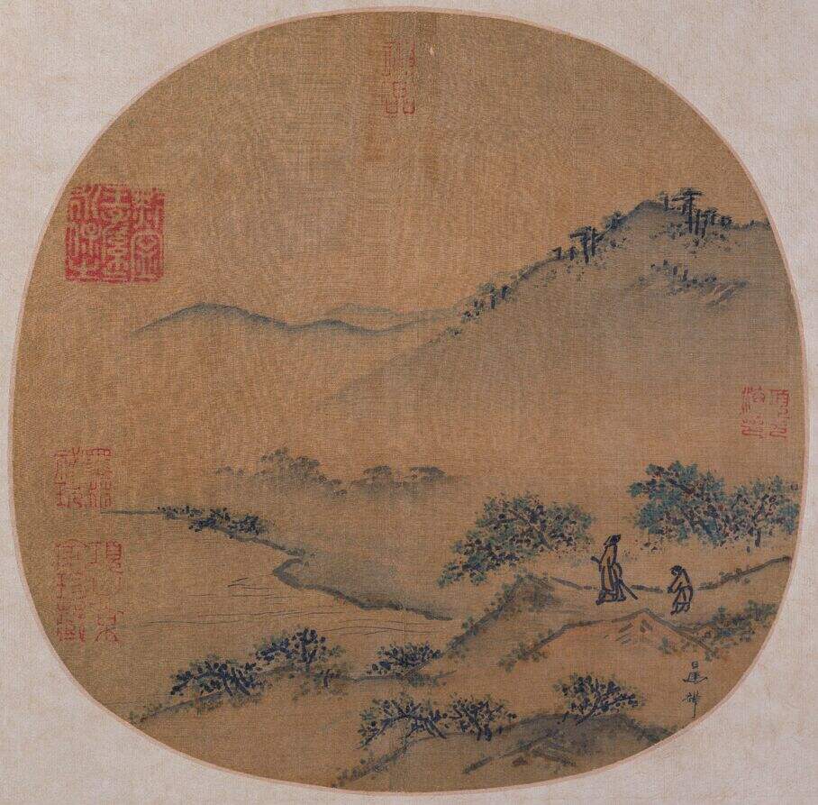 郊园曳杖图缩略图
