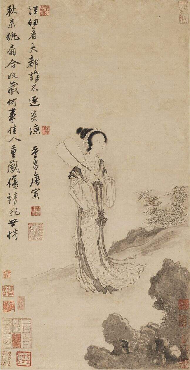秋风纨扇图缩略图