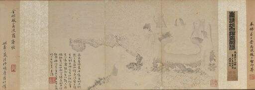 白描佛像图卷缩略图