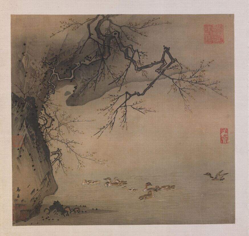 梅石溪凫图缩略图