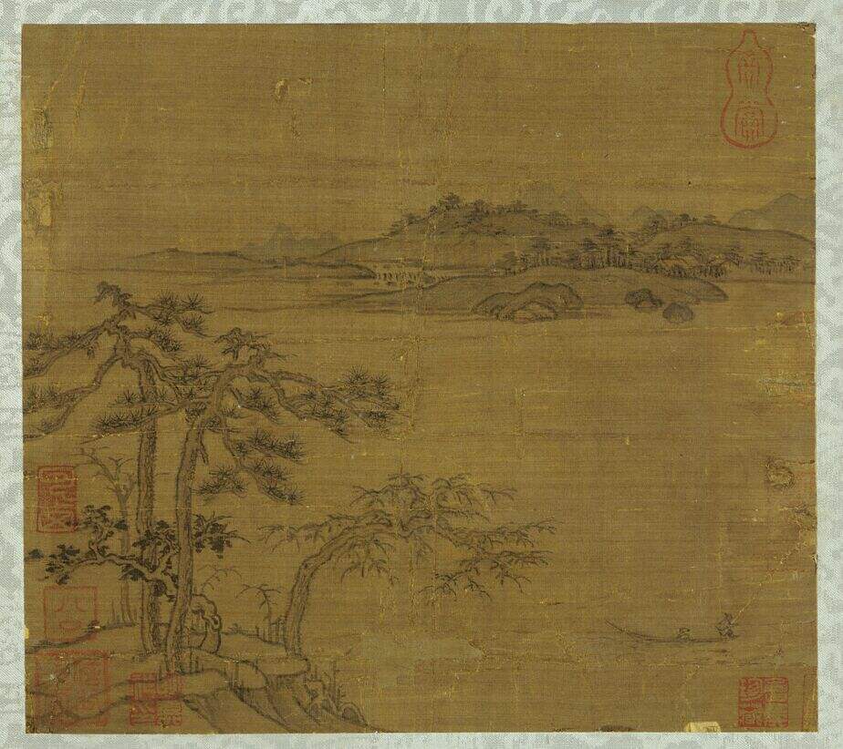 江中垂钓图缩略图