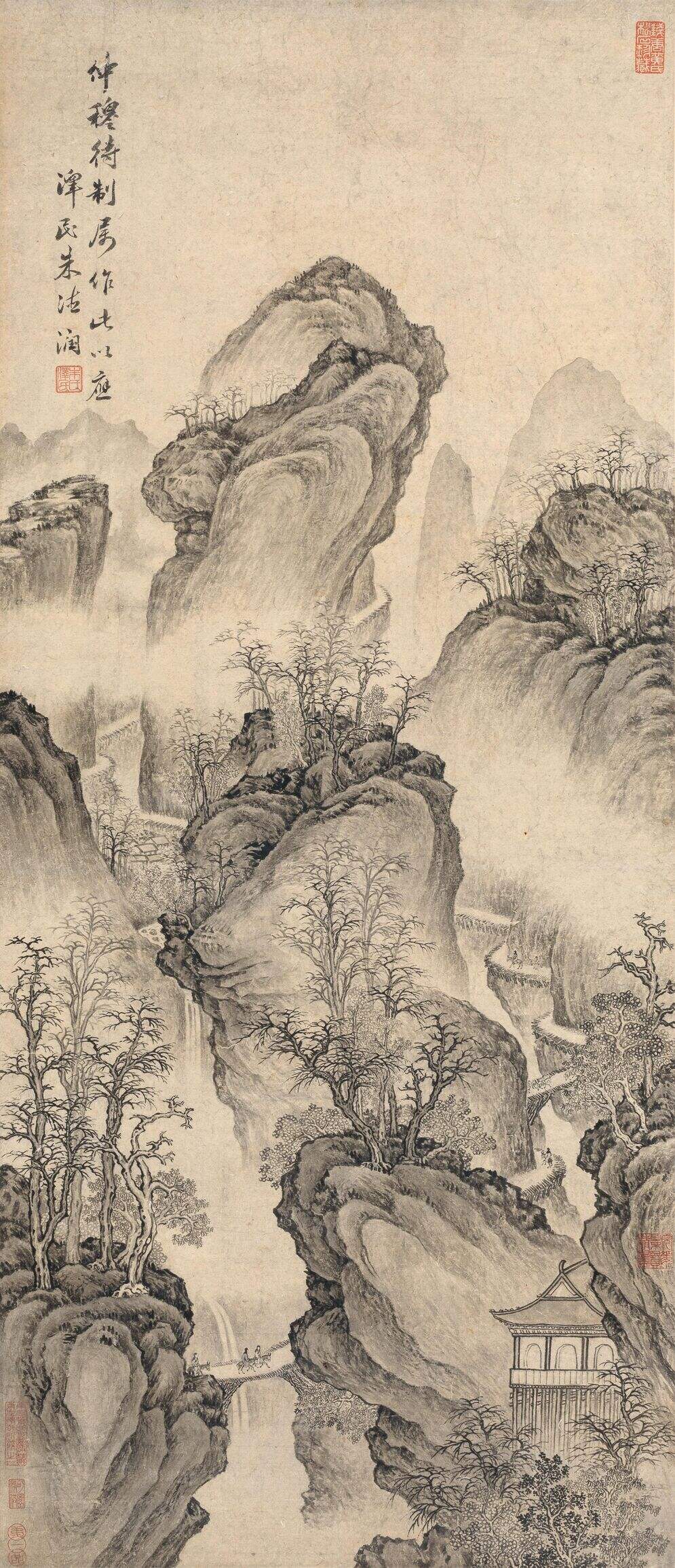 盘山栈道图缩略图